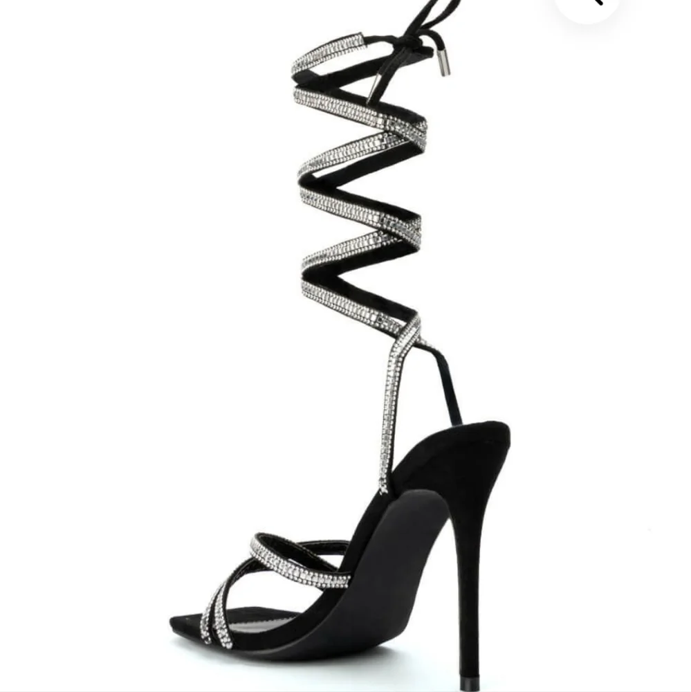 Women's Lace up Sandal - Picture 2 of 2